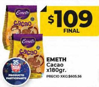 Supermayorista Vital Emeth cacao oferta