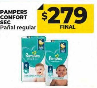 Supermayorista Vital Pampers confort sec pañal regular oferta