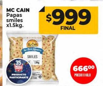 Supermayorista Vital Mc cain papas smiles oferta