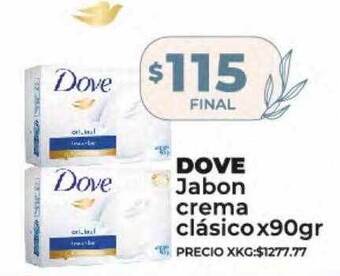 Supermayorista Vital Dove jabon crema clásico x90gr oferta