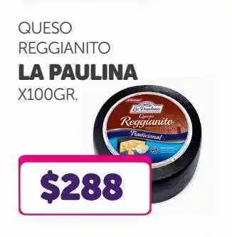 La Gallega Supermercados Queso reggianito la paulina x100gr oferta