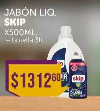 La Gallega Supermercados Jabón liq. skip x500ml oferta