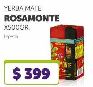 La Gallega Supermercados Yerba mate rosamonte x500gr oferta