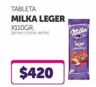 La Gallega Supermercados Tableta milka leger x110gr oferta