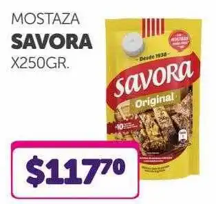 La Gallega Supermercados Mostaza savora x250gr oferta