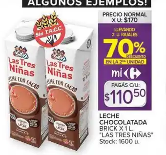 Carrefour Leche Chocolatada x 1L oferta