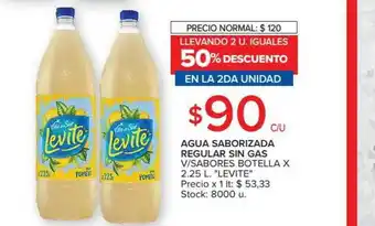 Carrefour Agua Saborizada Regular Sin Gas x 2.25l oferta
