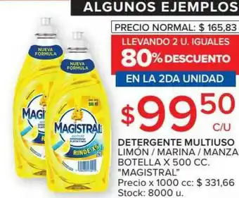 Carrefour Detergente Multiuso Limón Marina Manza x 500cc oferta