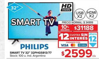 Carrefour Smart Tv 32 oferta