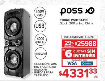 Carrefour Torre Psbtst410 Poss oferta