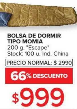 Carrefour Bolsa De Dormir Tipo Momia oferta