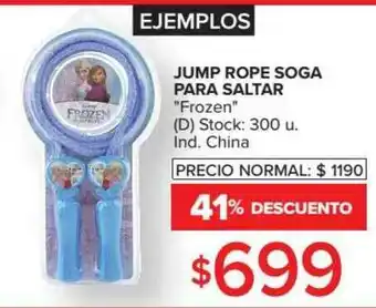 Carrefour :Frozen" Jump Rope Soga Para Saltar oferta