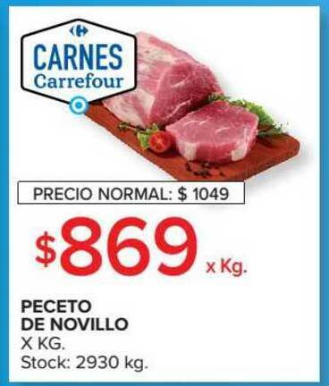 Carrefour Market Peceto De Novillo X Kg oferta