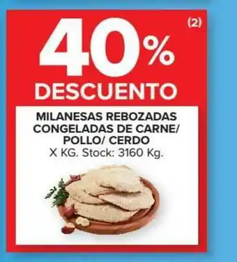Carrefour Market Milanesas Rebozadas Congeladas De Carne-Pollo-Cerdo X Kg oferta