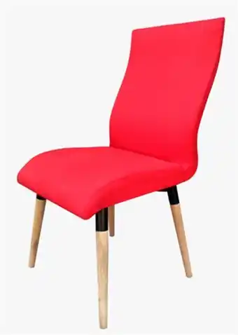 Silla de comerdor donnet deluxe gala tapizado rojo