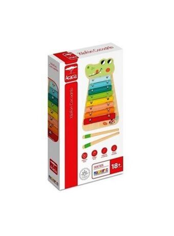El Mundo del Juguete Playset musical xilofon madera cocodrilo multicolor original oferta