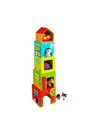 El Mundo del Juguete Playset cubos apilables de granja para niños bebes original oferta