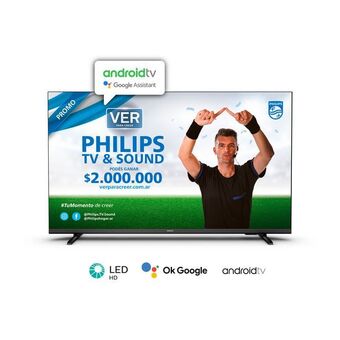 Carrefour Smart tv philips hd 32"android gris oscuro oferta