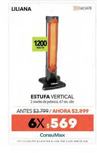 Nexon Liliana Estufa Vertical oferta