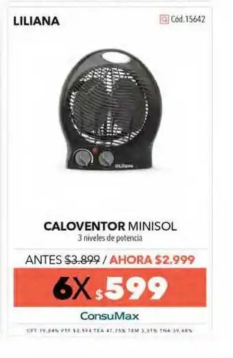 Nexon Liliana Caloventor Minisol oferta