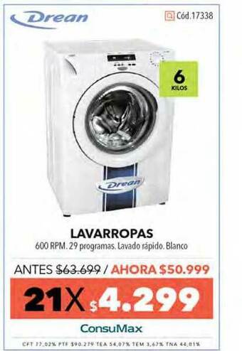 Nexon Drean Lavarropas oferta