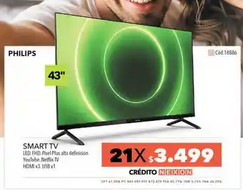 Nexon Philips Smart Tv Led Fhd oferta