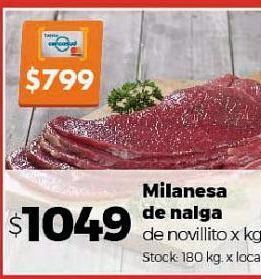Disco Milanesa de nalga de novillito kg oferta