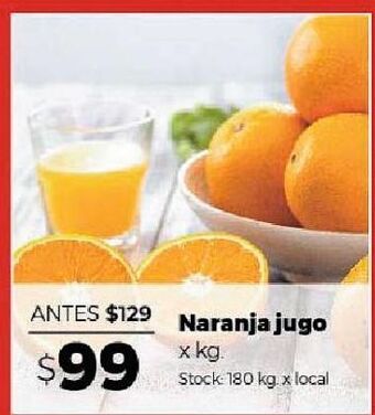 Disco Naranja jugo x kg oferta