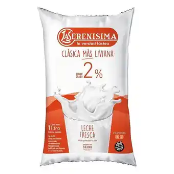 Coto Leche descremada la serenisima 2% sachet 1 l oferta