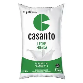 Coto Leche parcialmente descremada 1% casanto 1 ltr oferta