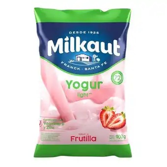 Coto Yogur bebible descremado frutilla milkaut sch 900 grm oferta