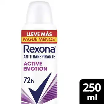 Coto Antitranspirante active emotion rexona 250 ml oferta