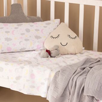 Arredo Juego de sábanas cuna espacio y luna oferta