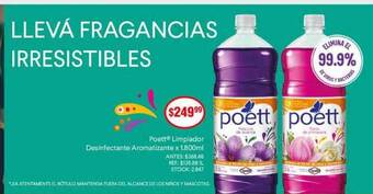 Supermercados Todo Poett limpiador desinfectante aromatizante oferta