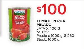 Carrefour Market Tomate perita pelado lata x 400 g oferta