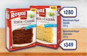 La Gallega Supermercados Bizcochuelo royal vainilla bizcochuelo royal chocolate oferta