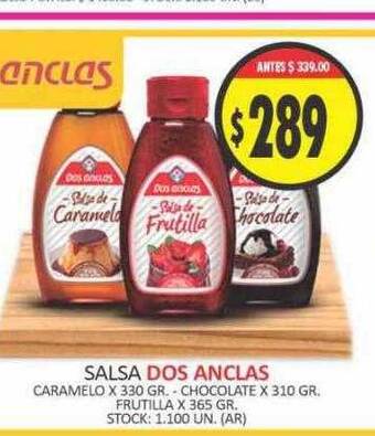 Supermercados Becerra Salsa dos anclas oferta