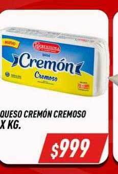 Supermercados Zeta Queso cremón cremoso oferta