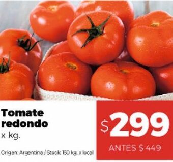 Disco Tomate redondo kg oferta