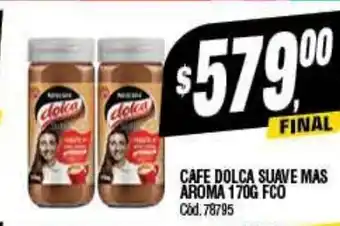 Supermercados Yaguar Cafe Dolca Suave Mas Aroma 170g FCO oferta