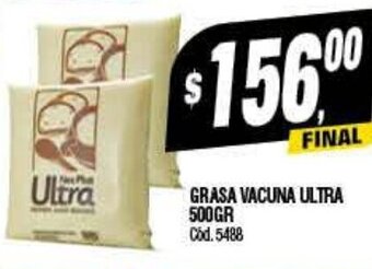 Supermercados Yaguar Grasa Vacuna Ultra 500gr oferta