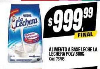 Supermercados Yaguar Alimento A Base Leche La Lechera Polv. 800g oferta