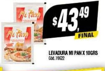 Levadura Mi Pan X 10grs
