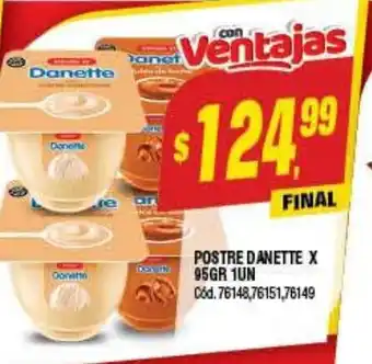 Supermercados Yaguar Postre Danette X 95 gr 1UN oferta