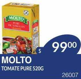 Masivos Molto tomate pure 520g oferta
