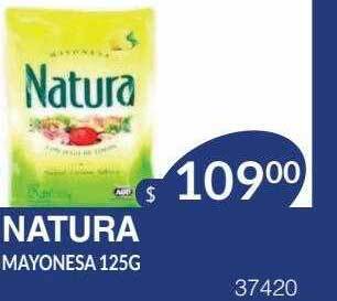 Masivos Natura mayonesa 125g oferta