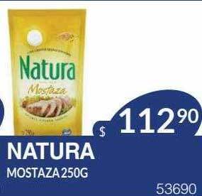 Masivos Natura mostaza 250g oferta
