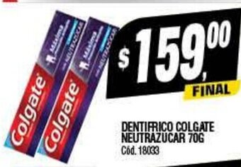 Supermercados Yaguar Dentifrico Colgate Neutrazucar 70g oferta