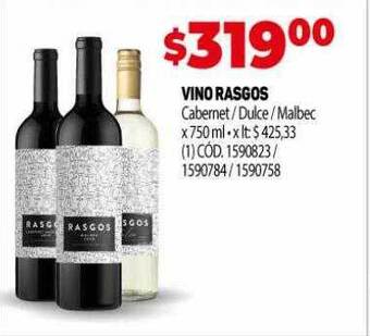 Makro Vino rasgos oferta