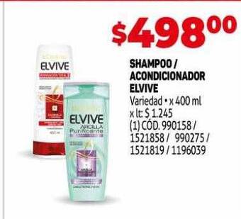 Makro Shampoo acondicionador elvive oferta